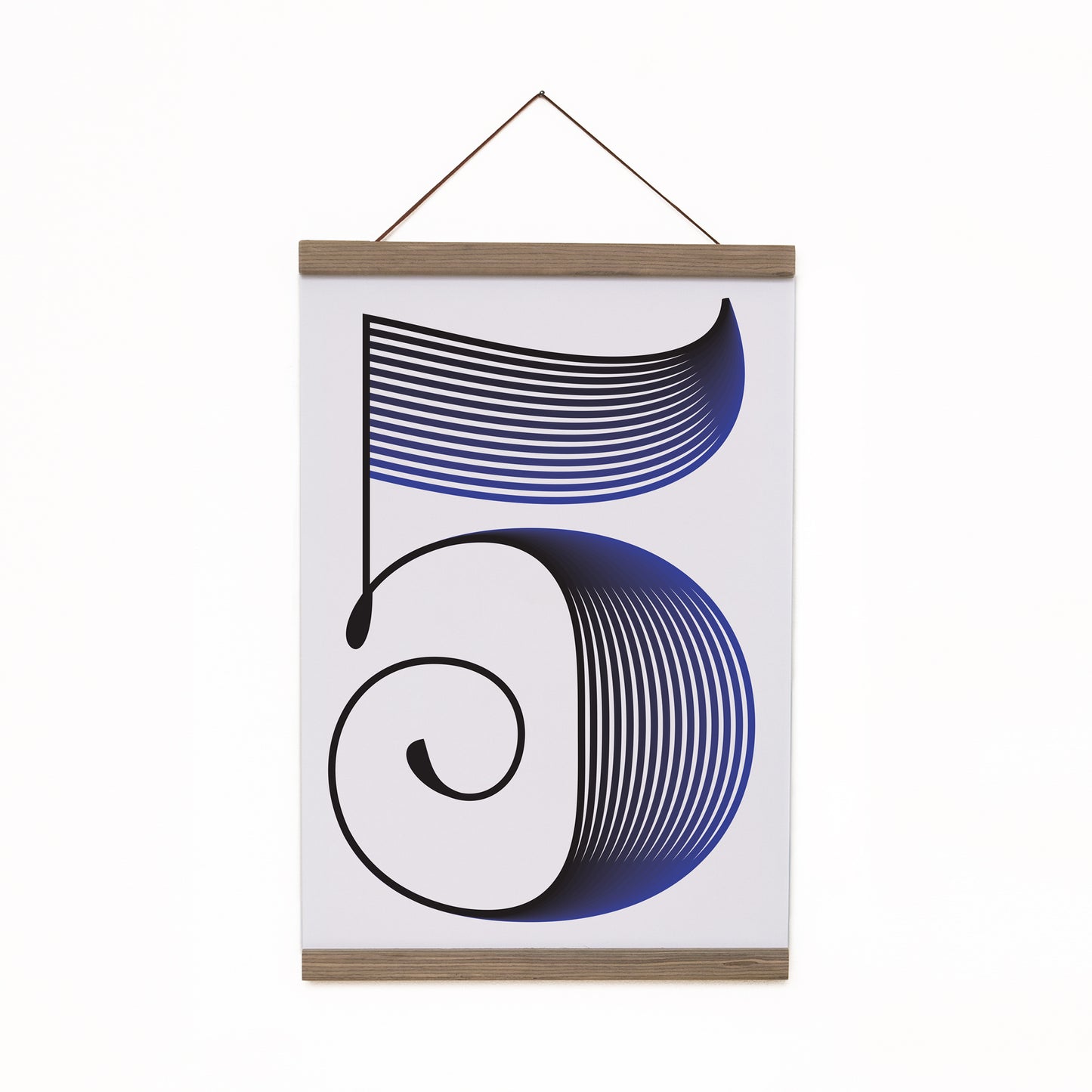 FIVE Typographic Poster