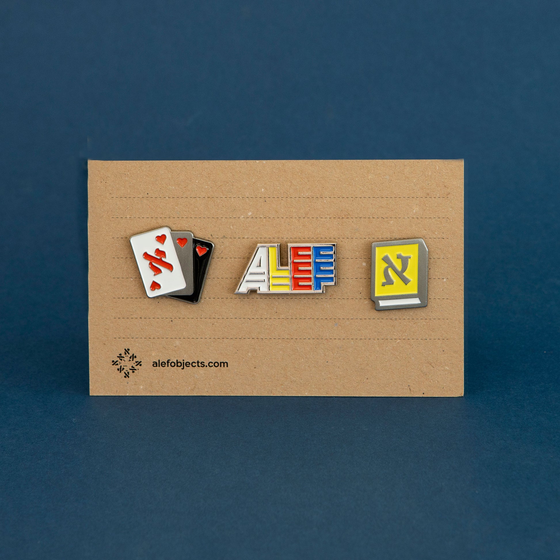 Typeface Treasures: Trio of Enamel Pins – Set #4