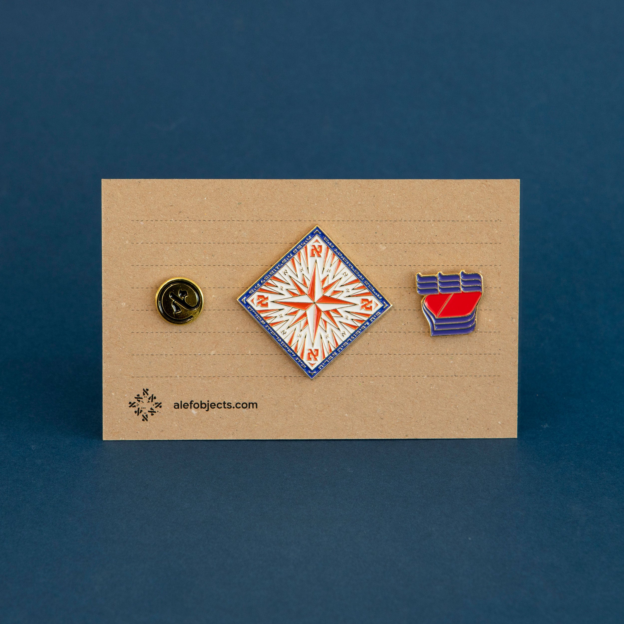Typeface Treasures: Trio of Enamel Pins – Set #3